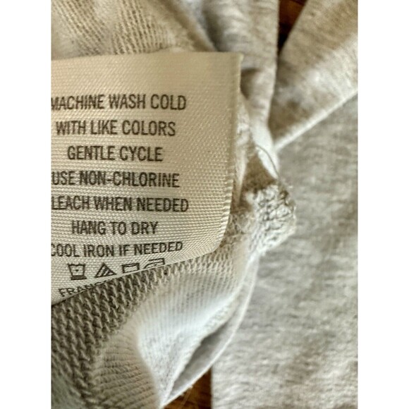 Anthropologie Blue Rain Lightweight Hoodie Gray Womens Size M Medium Ruffle Boho - Picture 7 of 9